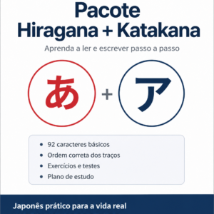 Pacote Hiragana + Katakana